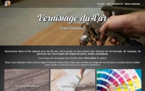 Site web vernissage du var
