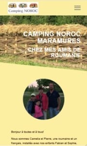 Site internet camping noroc