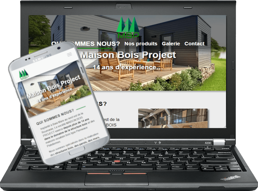 Site maison bois project